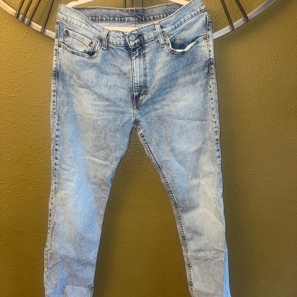 Levi's Men's Slim Jeans in Light Blue
